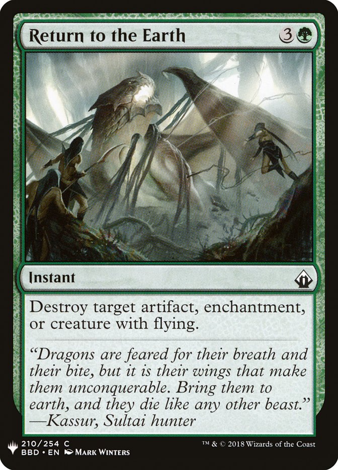 Return to the Earth [Mystery Booster] (MB1 1311)