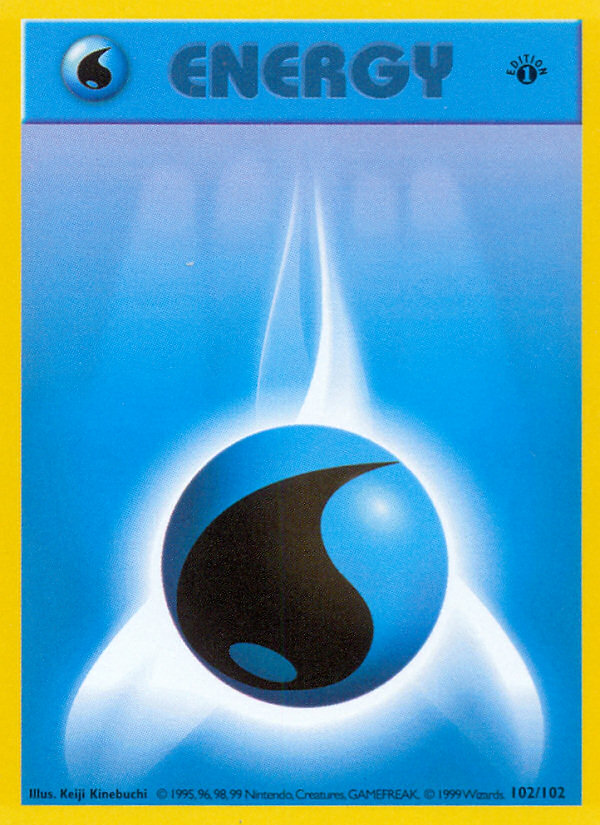Water Energy (102/102) [Base Set 1st Edition]