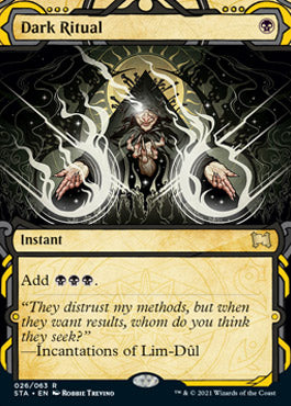 Dark Ritual  (Etched Foil) [Strixhaven Mystical Archive] (STA 26)