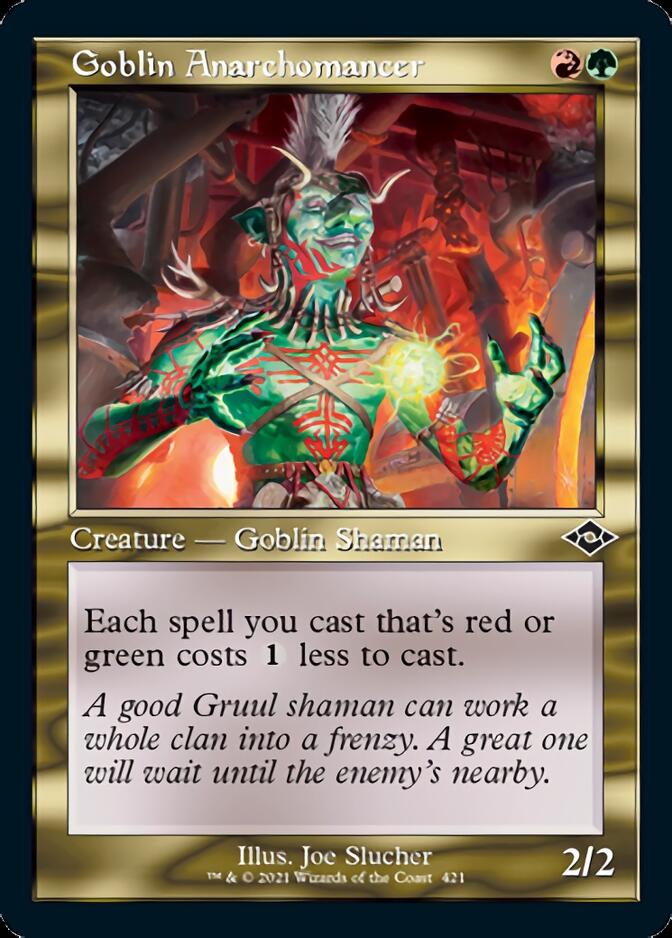 Goblin Anarchomancer (Retro Etched Foil) [Modern Horizons 2] (MH2 421)