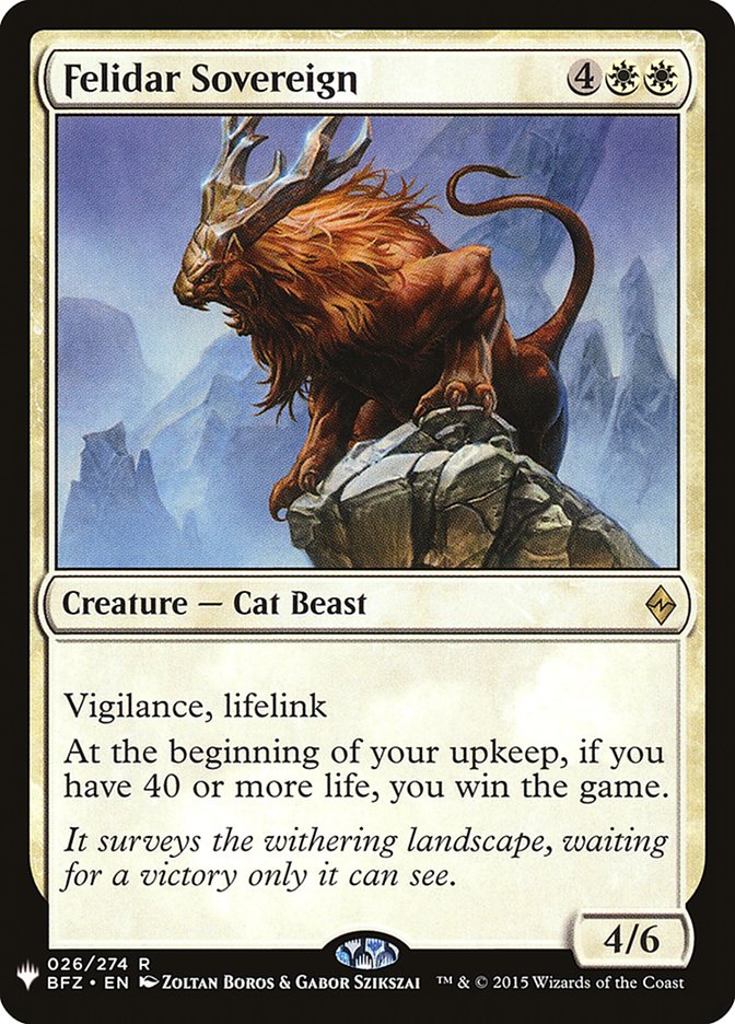 Felidar Sovereign [Mystery Booster] (MB1 108)