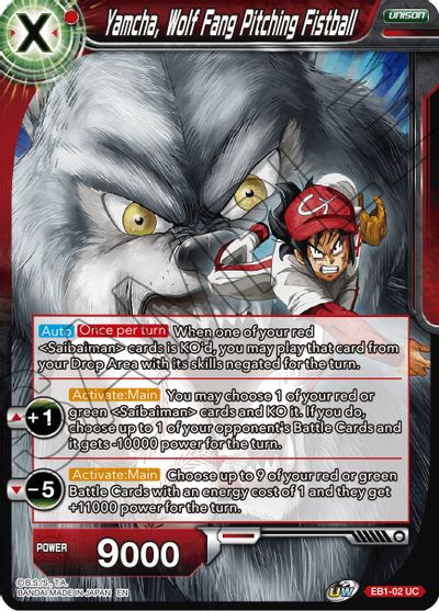 Yamcha, Wolf Fang Pitching Fistball [EB1-002]