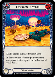 Timekeeper's Whim (Red) [EVR134] 1st Edition Rainbow Foil
