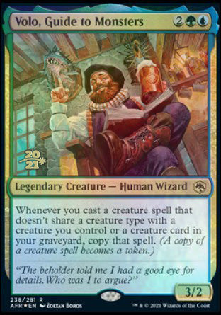 Volo, Guide to Monsters [Dungeons & Dragons: Adventures in the Forgotten Realms Prerelease Promos] (PAFR 238)