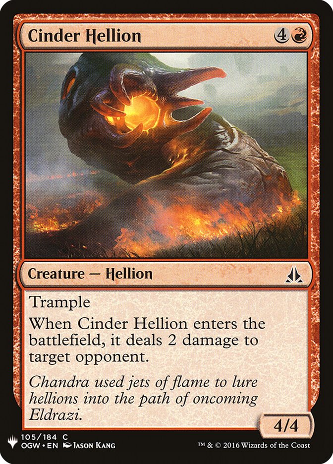 Cinder Hellion [Mystery Booster] (MB1 888)