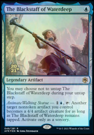 The Blackstaff of Waterdeep [Dungeons & Dragons: Adventures in the Forgotten Realms Prerelease Promos] (PAFR 48)