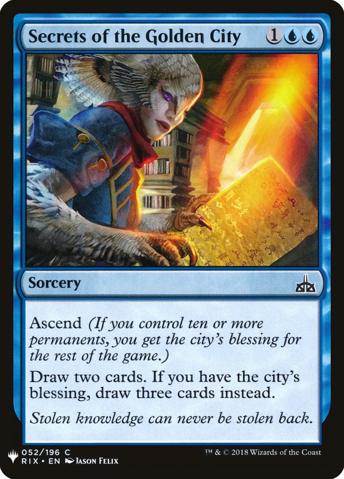 Secrets of the Golden City [Mystery Booster] (MB1 482)