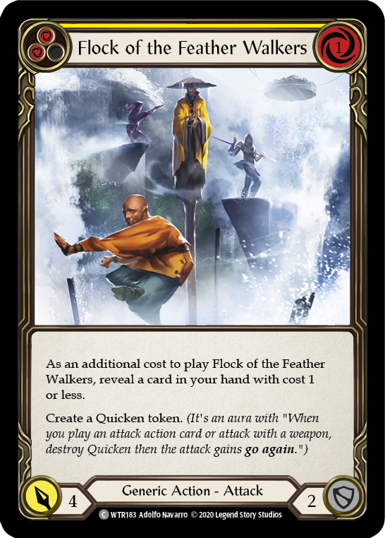 Flock of the Feather Walkers (Yellow) [WTR183] Unlimited Normal