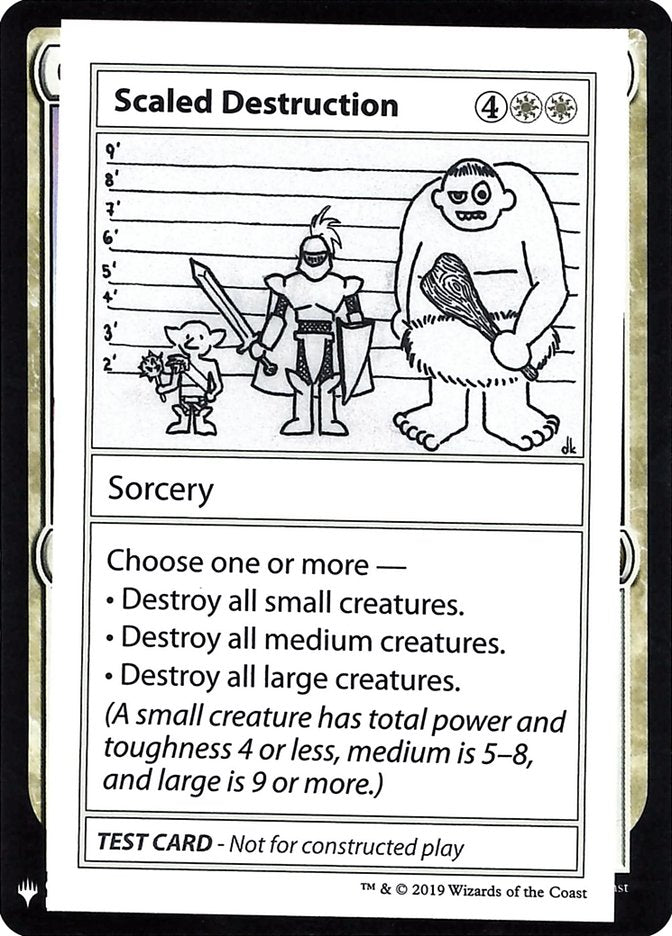 Scaled Destruction [Mystery Booster Playtest Cards] (CMB1 12)