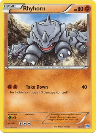 Rhyhorn (23/30) [XY: Trainer Kit - Latias & Latios]