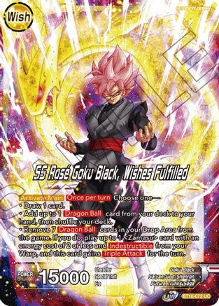 Zamasu // SS Rose Goku Black, Wishes Fulfilled [BT16-072]