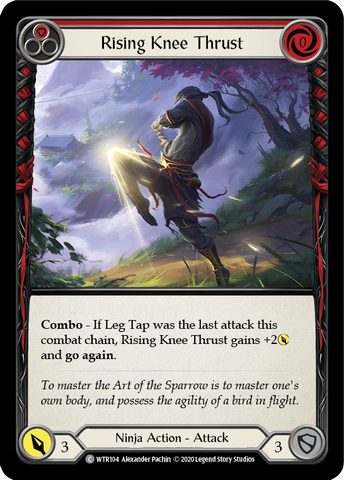 Rising Knee Thrust (Red) [WTR104] Unlimited Normal