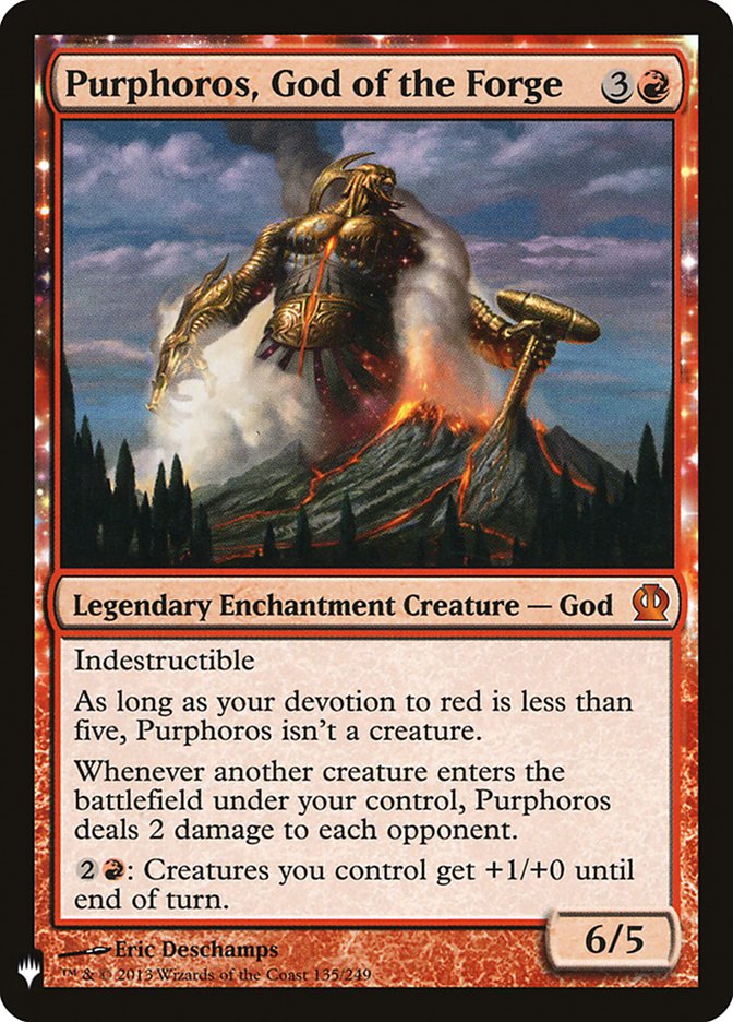Purphoros, God of the Forge [Mystery Booster] (MB1 1029)