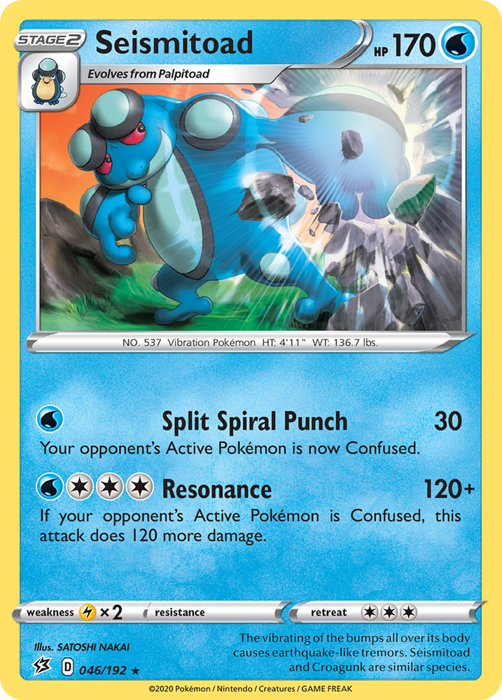 Seismitoad (46/192) [Sword & Shield: Rebel Clash]
