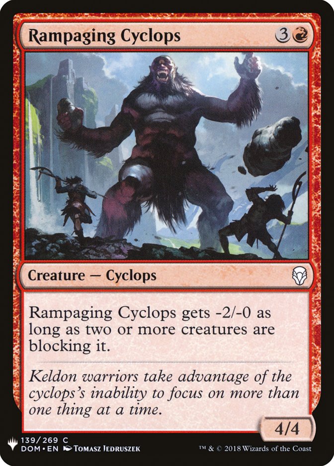 Rampaging Cyclops [Mystery Booster] (MB1 1033)