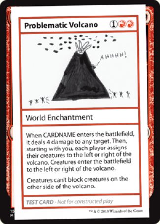 Problematic Volcano (2021 Edition) [Mystery Booster Playtest Cards] (CMB1 60)