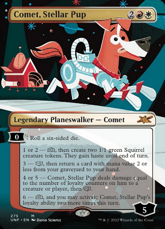 Comet, Stellar Pup (Showcase) [Unfinity]
