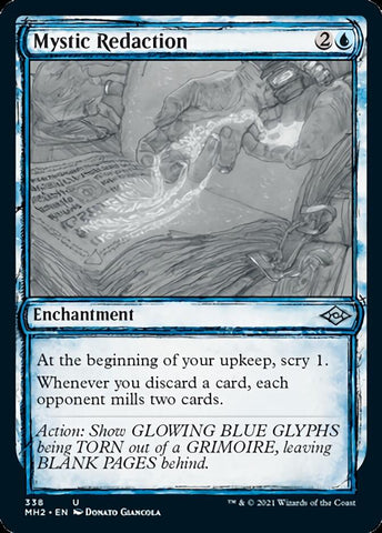 Mystic Redaction (Sketch) [Modern Horizons 2] (MH2 338)