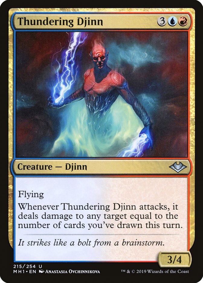 Thundering Djinn [Modern Horizons] (MH1 215)