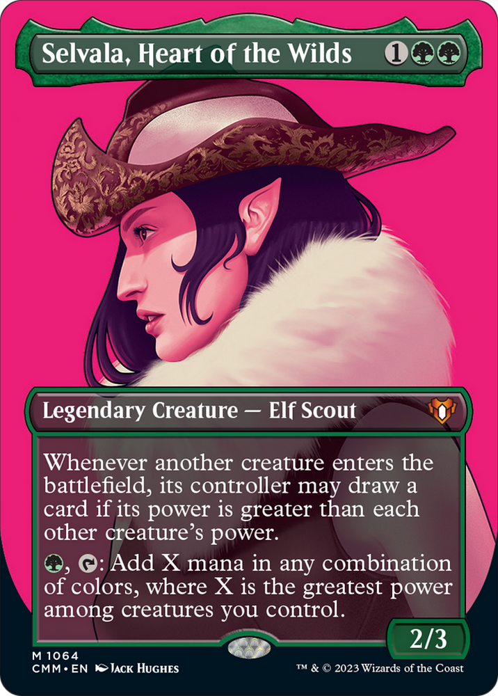 Selvala, Heart of the Wilds (Textured Foil) [Commander Masters]