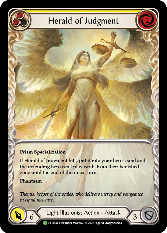 Herald of Judgement [FAB028] Rainbow Foil
