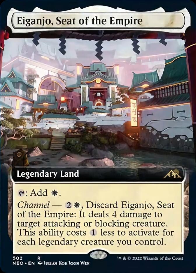 Eiganjo, Seat of the Empire (Extended) [Kamigawa: Neon Dynasty] (NEO 502)