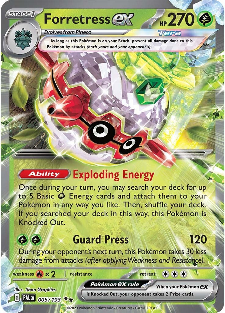 Foretress ex (005/193) [Scarlet & Violet: Paldea Evolved]