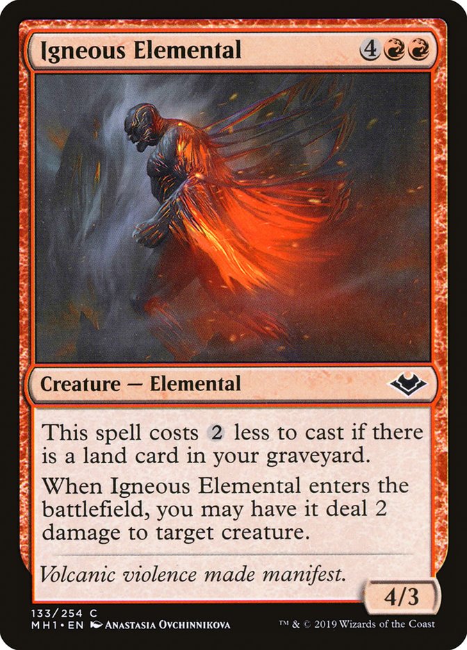 Igneous Elemental [Modern Horizons] (MH1 133)