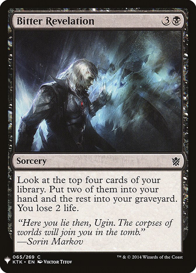 Bitter Revelation [Mystery Booster] (MB1 572)