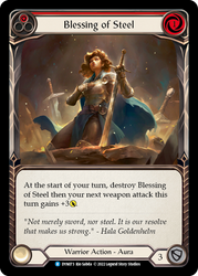 Blessing of Steel [DYN073] (Dynasty)  Rainbow Foil