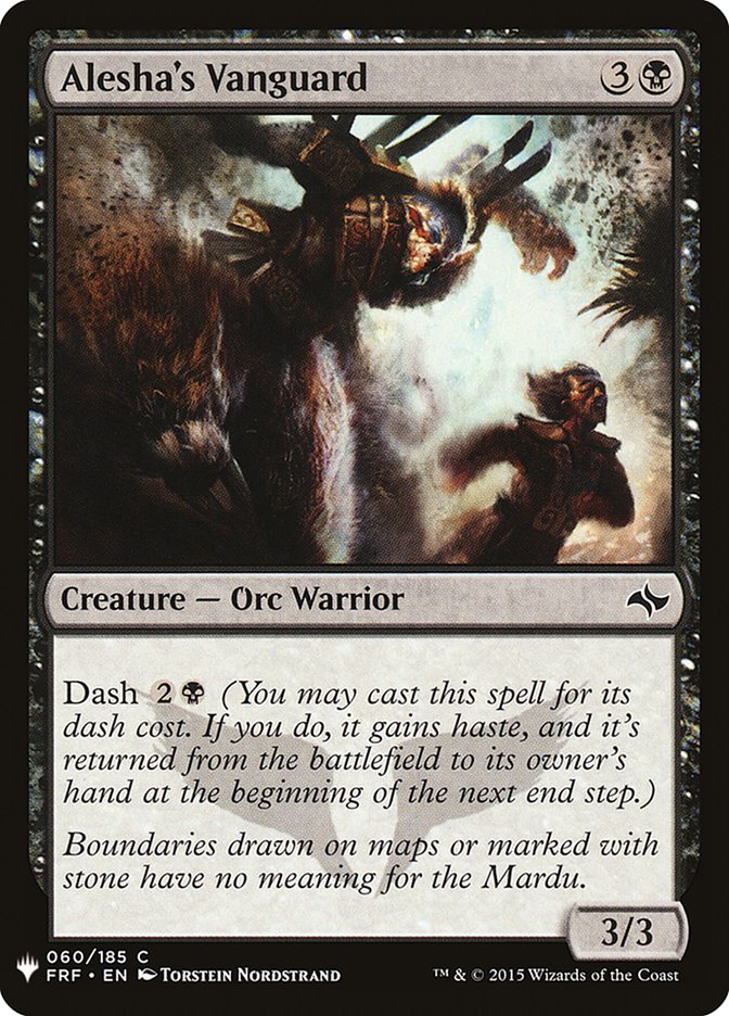 Alesha's Vanguard [Mystery Booster] (MB1 561)