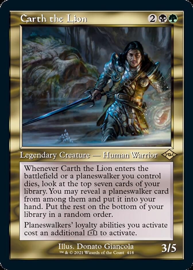 Carth the Lion (Retro) [Modern Horizons 2] (MH2 418)