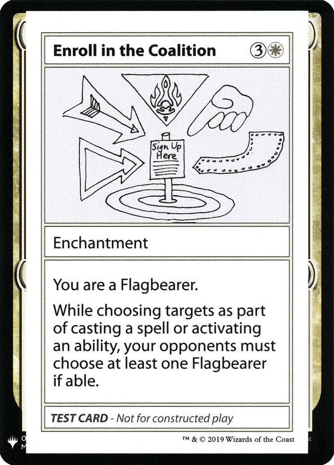 Enroll in the Coalition [Mystery Booster Playtest Cards] (CMB1 4)
