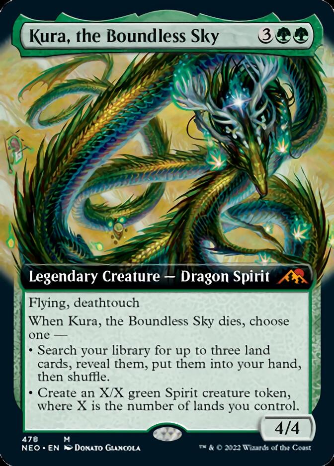 Kura, the Boundless Sky (Extended) [Kamigawa: Neon Dynasty] (NEO 478)