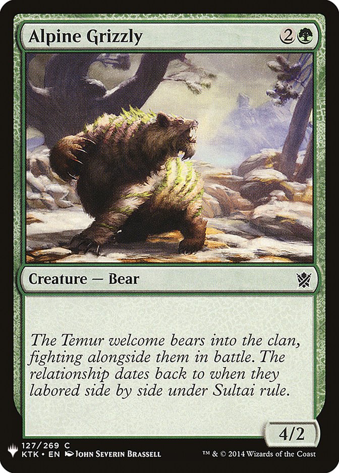 Alpine Grizzly [Mystery Booster] (MB1 1116)