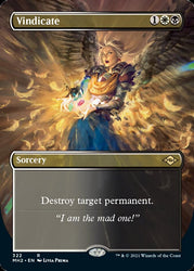 Vindicate (Borderless) [Modern Horizons 2] (MH2 322)