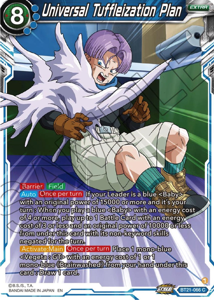 Universal Tuffleization Plan (BT21-066) [ZENKAI Series: Set 04]