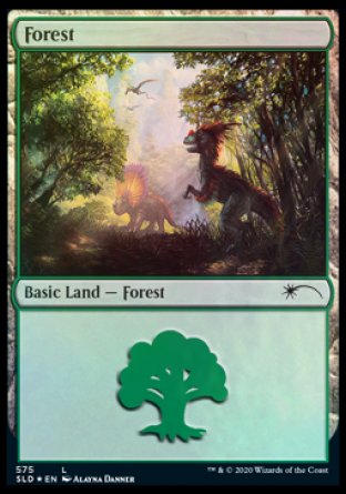 Forest (Dinosaurs) (575) [Secret Lair Drop Promos] (PSLD 575)
