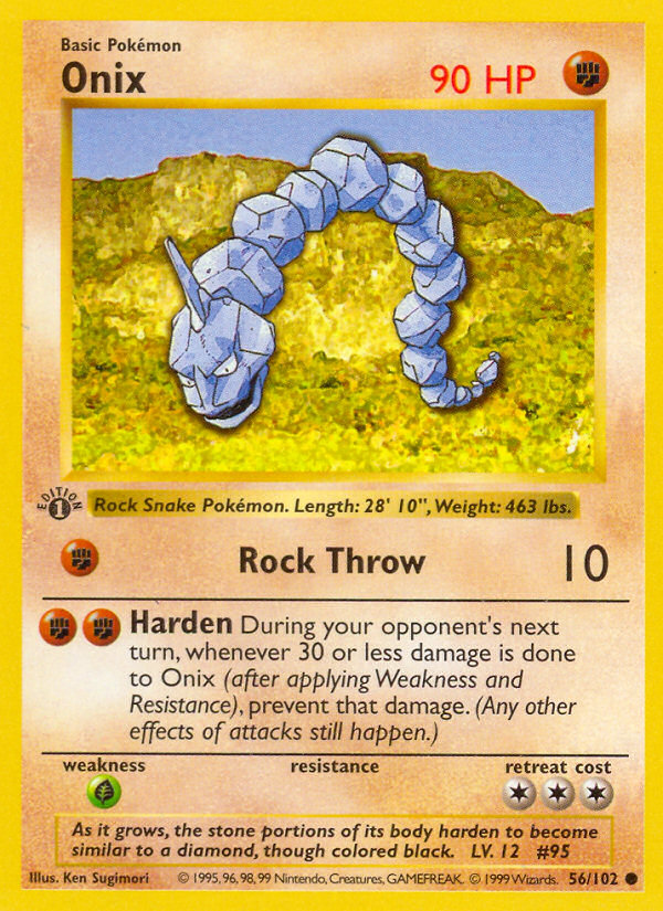 Onix (56/102) [Base Set 1st Edition]