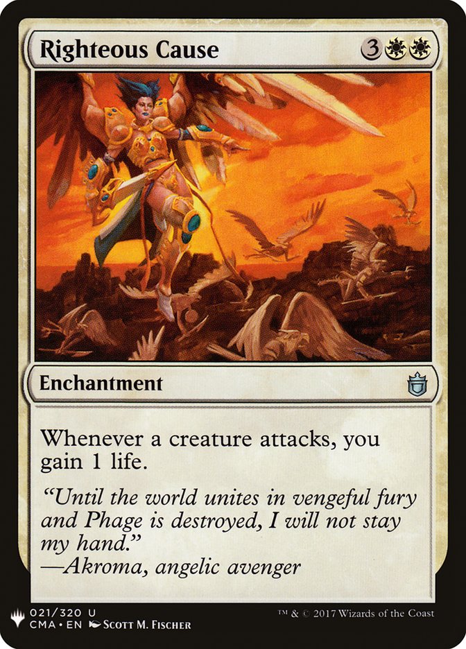 Righteous Cause [Mystery Booster] (MB1 213)
