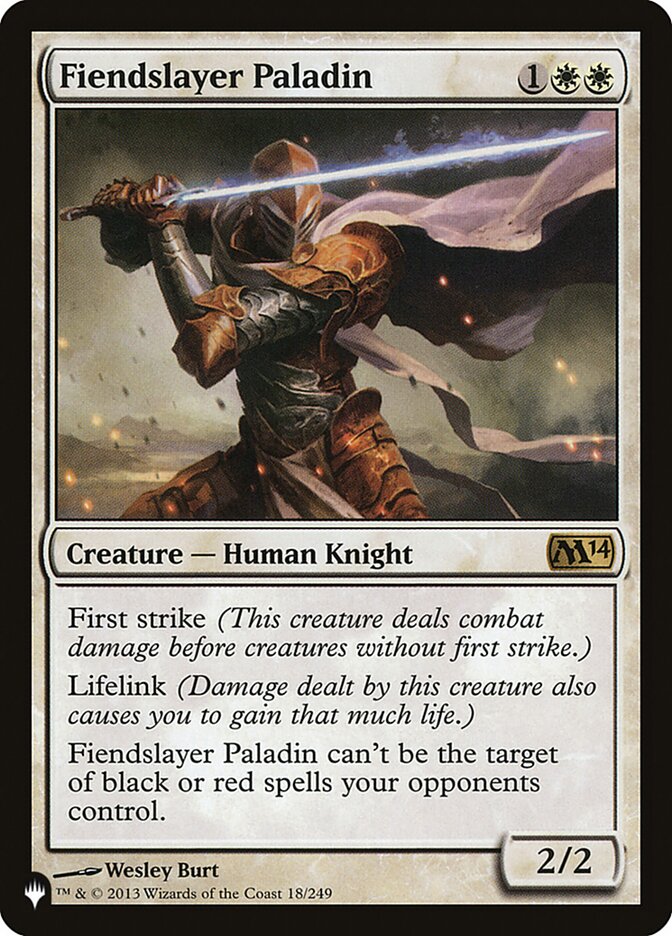 Fiendslayer Paladin [The List] (LM14 18)
