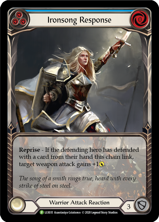 Ironsong Response (Blue) [LGS031] Rainbow Foil