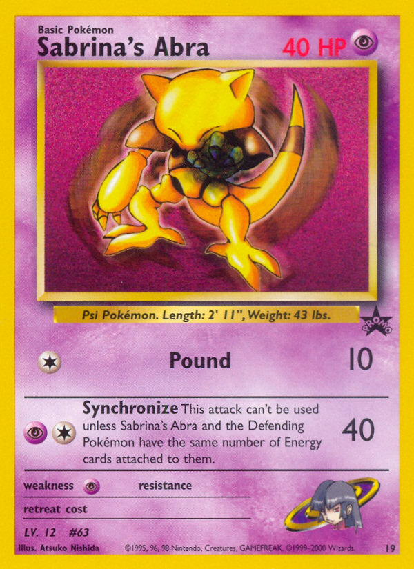 Sabrina's Abra (19) [Wizards: Black Star Promos]