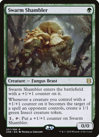 Swarm Shambler (Promo Pack) [Zendikar Rising Promos] (PZNR 207P)