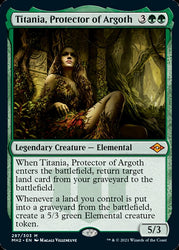 Titania, Protector of Argoth (Etched Foil) [Modern Horizons 2] (MH2 287)