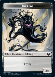 Inkling // Treasure Token [Strixhaven: School of Mages Tokens] (TSTX 4 // 7)