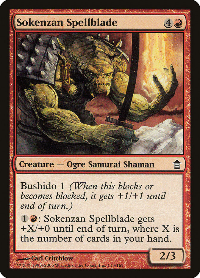 Sokenzan Spellblade [Saviors of Kamigawa] (SOK 115)