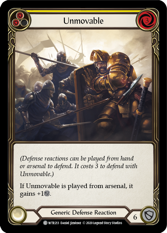 Unmovable (Yellow) [WTR213] Unlimited Normal