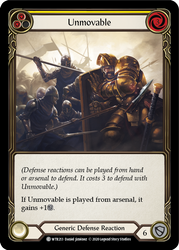 Unmovable (Yellow) [WTR213] Unlimited Normal