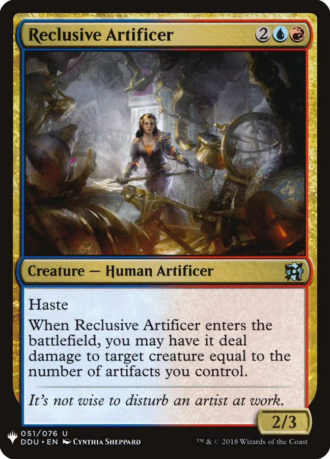 Reclusive Artificer [Mystery Booster] (MB1 1472)